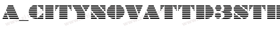 a_CityNovaTtD3StrCmb (COPY 1)字体转换